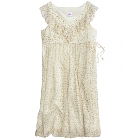 Justice Other - Justice Cheetah Leopard Bubble Party Dress 10 NWT